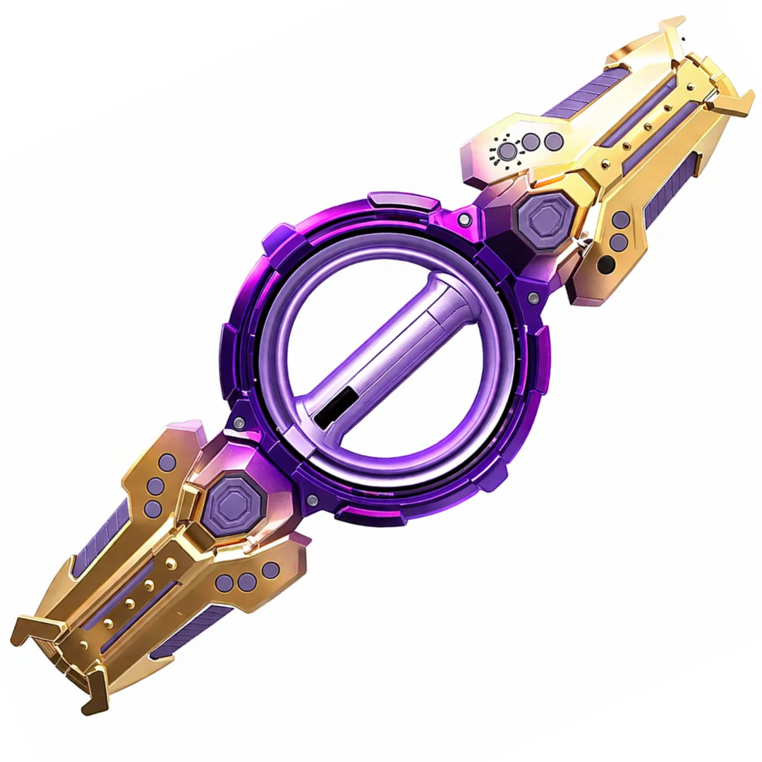 SpinSaber™ – LED Spinning Pop-Out Sword